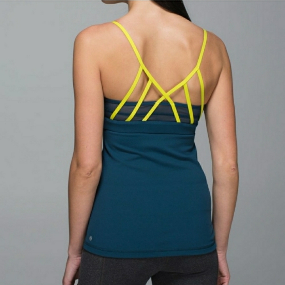 Lululemon Just Breathe Tank Alberta Lake sz-8 - Picture 11 of 11